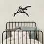 Wallity The Little Prince 2 Accesorio de Pared de Metal Negro